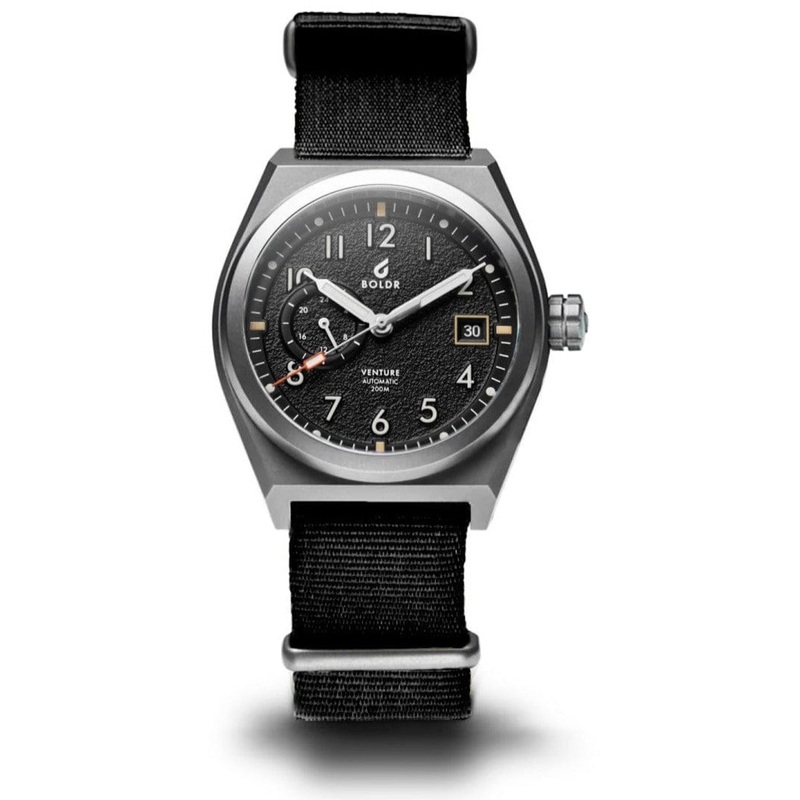 Boldr Venture Wayfarer Automatic Watch – Black