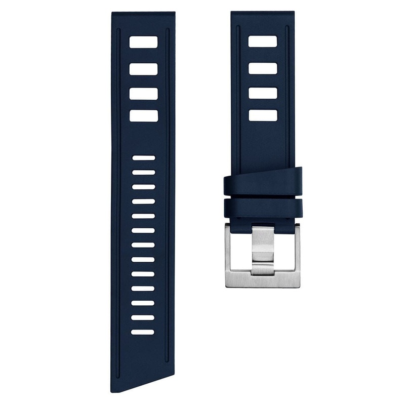 ISOfrane Rubber Strap with RS Buckle – Navy Blue