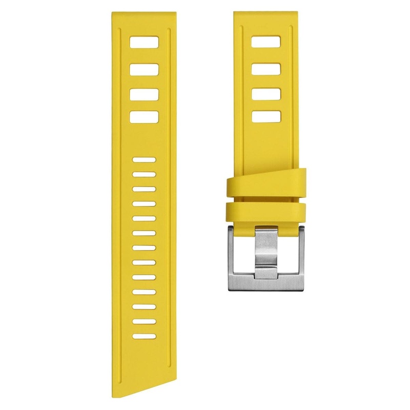 ISOfrane Rubber Strap with RS Buckle – Yellow