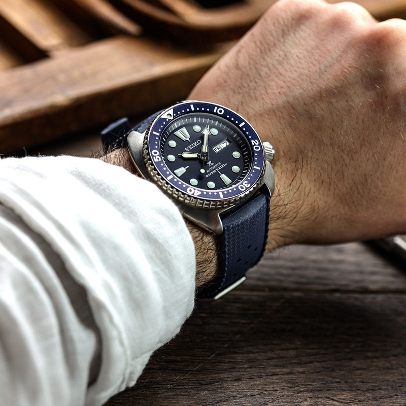 Original TROPIC Dive Watch Strap – Navy Blue