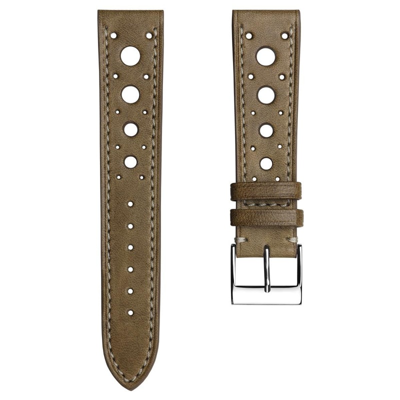 Boutsen Cavallo Racing Handmade Leather Watch Strap – Beige