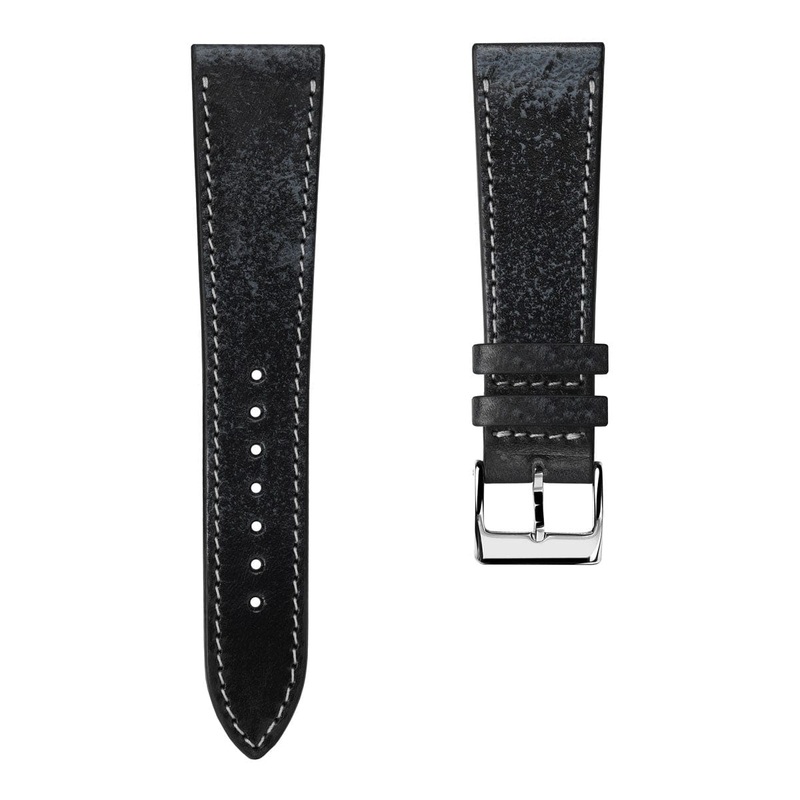 Radstock Vintage Genuine Leather Watch Strap – Vintage Black