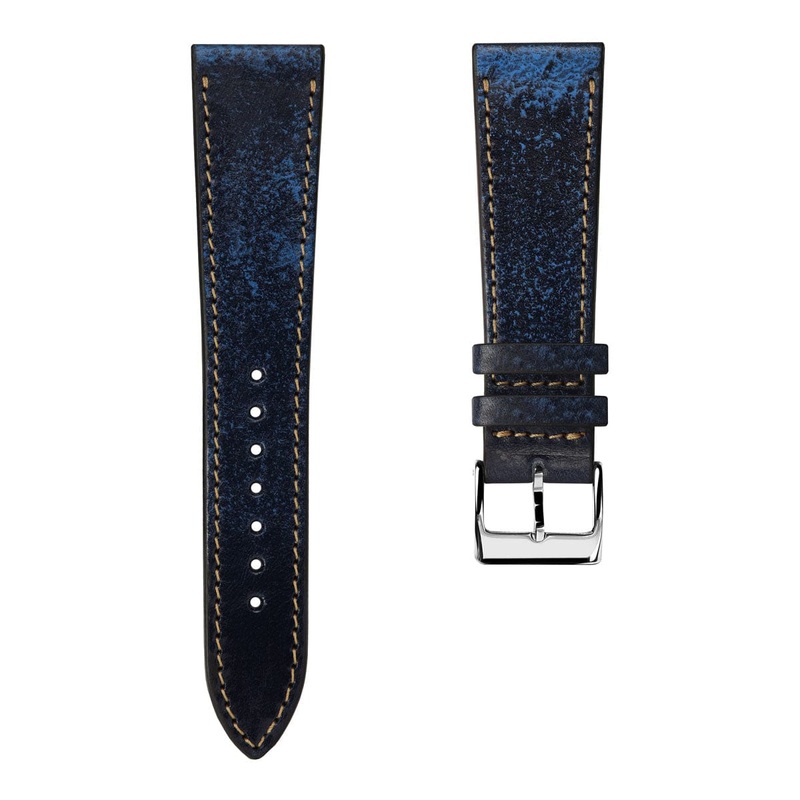 Radstock Vintage Genuine Leather Watch Strap – Vintage Blue
