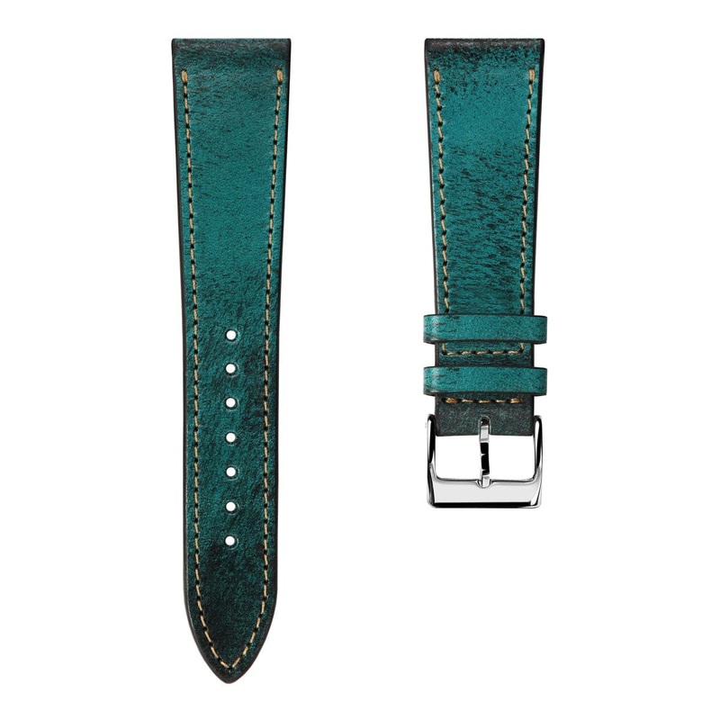 Radstock Vintage Genuine Leather Watch Strap – Vintage Turquoise