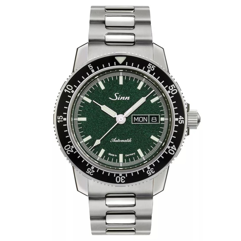 Sinn 104 St Sa I Automatic Sports Watch – Metallic Green Dial – Solid Bracelet