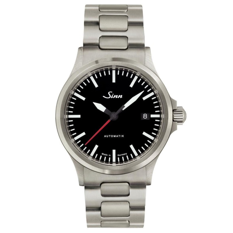 Sinn 556 I RS Automatic Sports Watch – Black Dial – Solid Bracelet