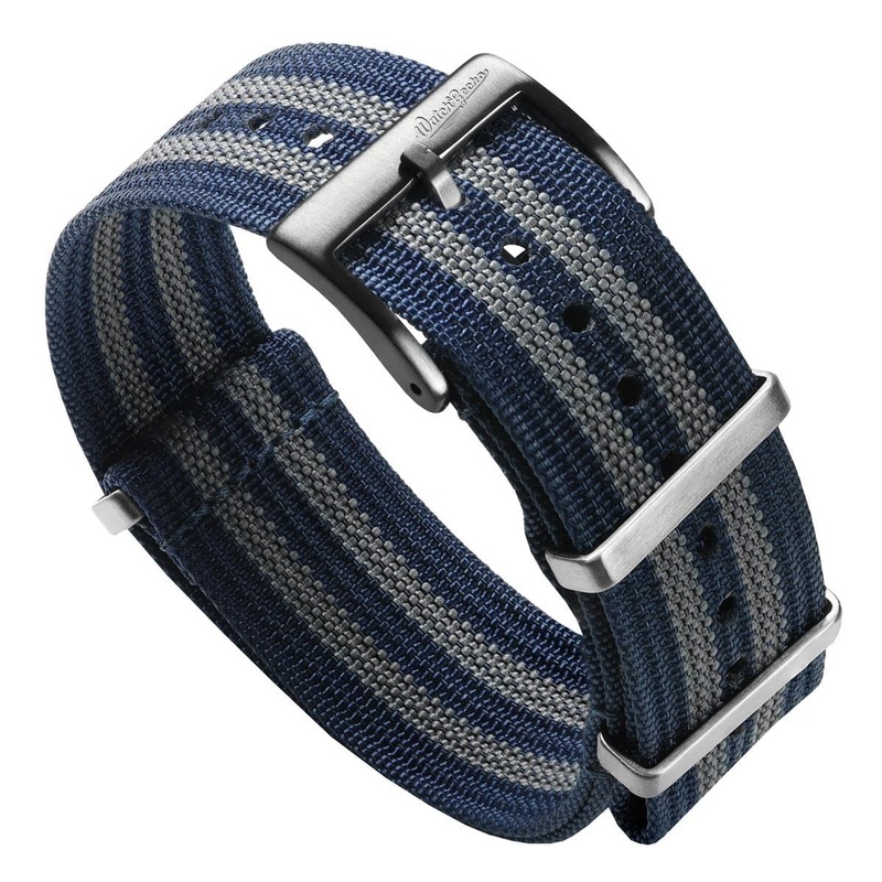 WatchGecko Ridge British Military Watch Strap – Navy Bond