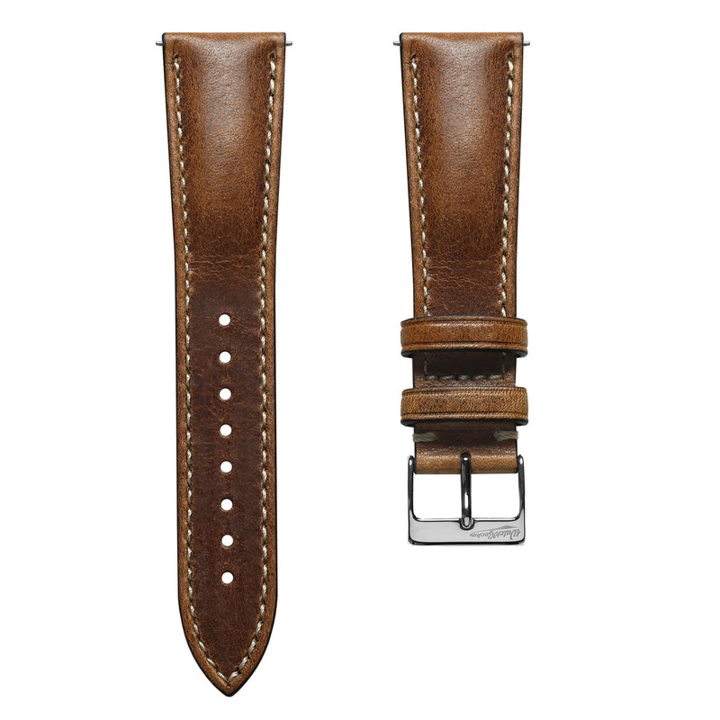 Classic Highley Genuine Leather Watch Strap – Light Brown