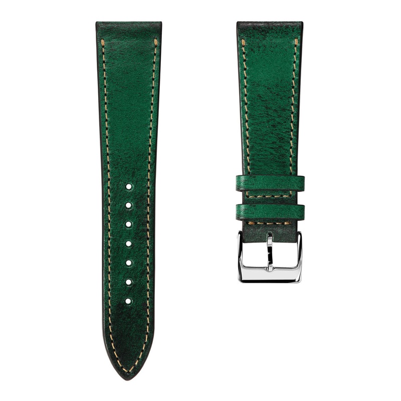 Radstock Vintage Genuine Leather Watch Strap – Vintage Green