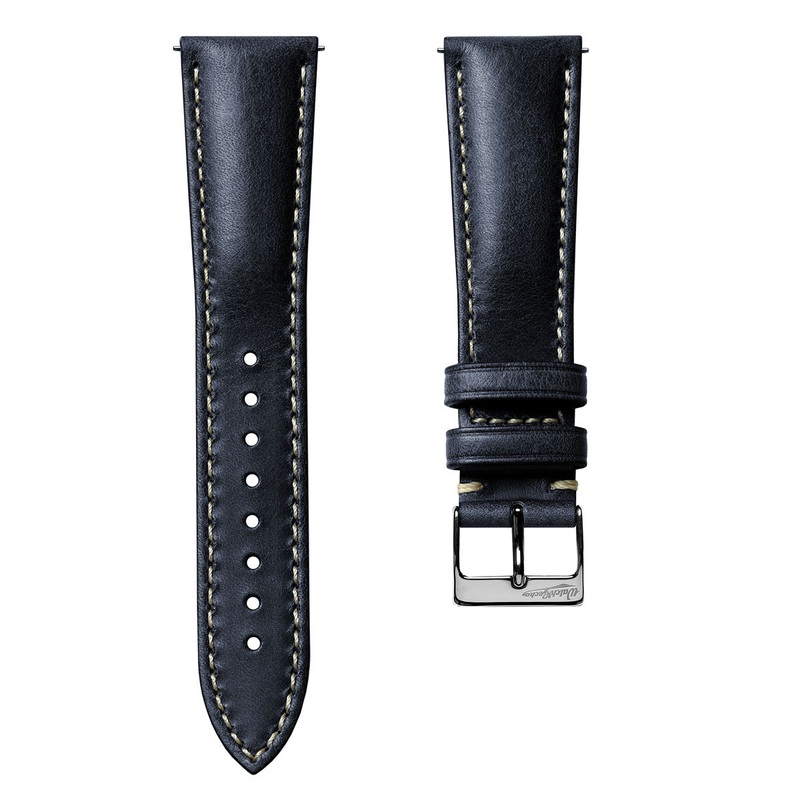 Classic Highley Genuine Leather Watch Strap – Blue