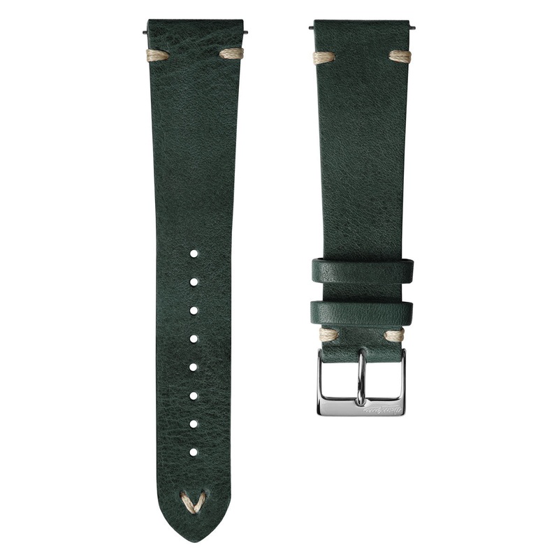 Classic Simple Handmade Italian Leather Watch Strap – Reef