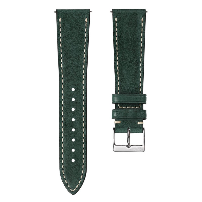 Flat Highley Genuine Leather Watch Strap – Reef