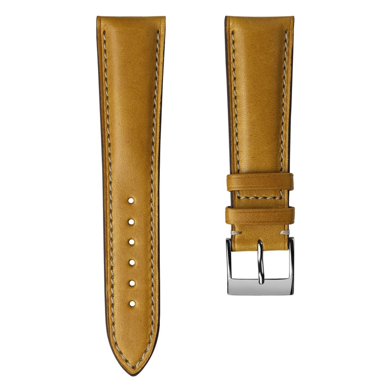 Laverton Padded Cavallo Leather Watch Strap – Cognac