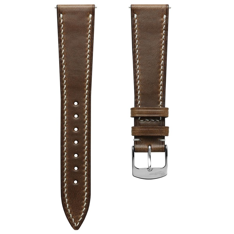 Genuine Horween Chromexcel Hand-Stitched Watch Strap – Light Brown