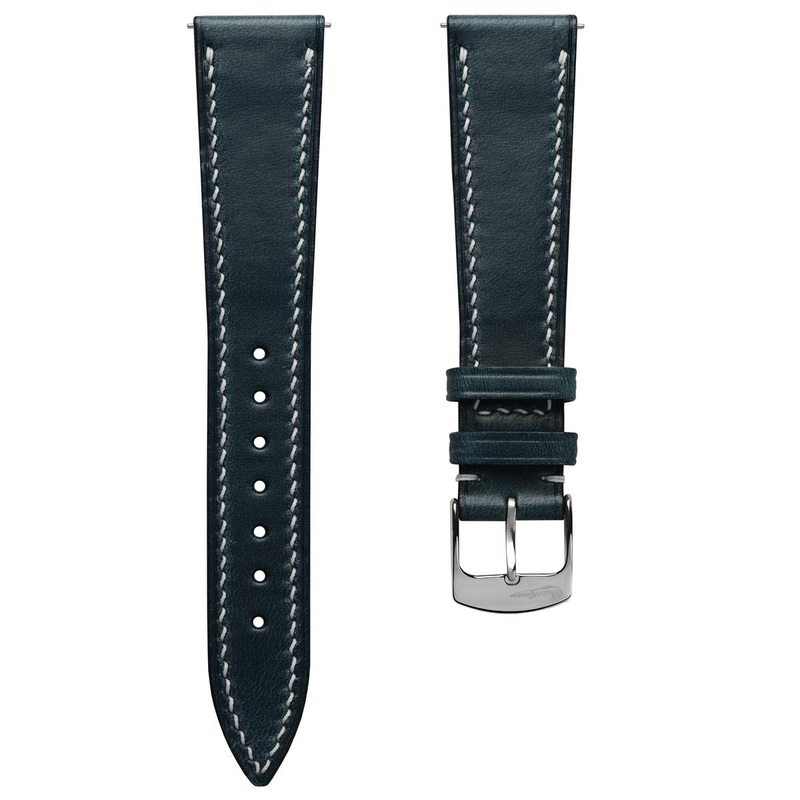 Genuine Horween Chromexcel Hand-Stitched Watch Strap – Navy