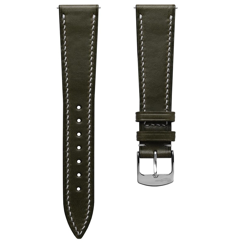 Hand-Stitched Watch Strap – Horween Chromexcel Green