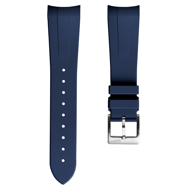 WatchGecko Premium Rubber Watch Strap to fit Tudor Black Bay 41mm –  Blue