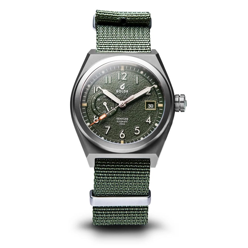 Boldr Venture Wayfarer Automatic Watch – Olive