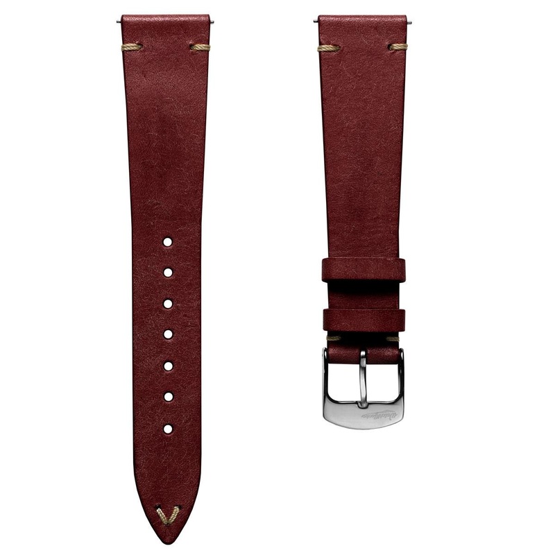 Vintage Stitched Watch Strap – Badalassi Carlo Pueblo Vintage Red