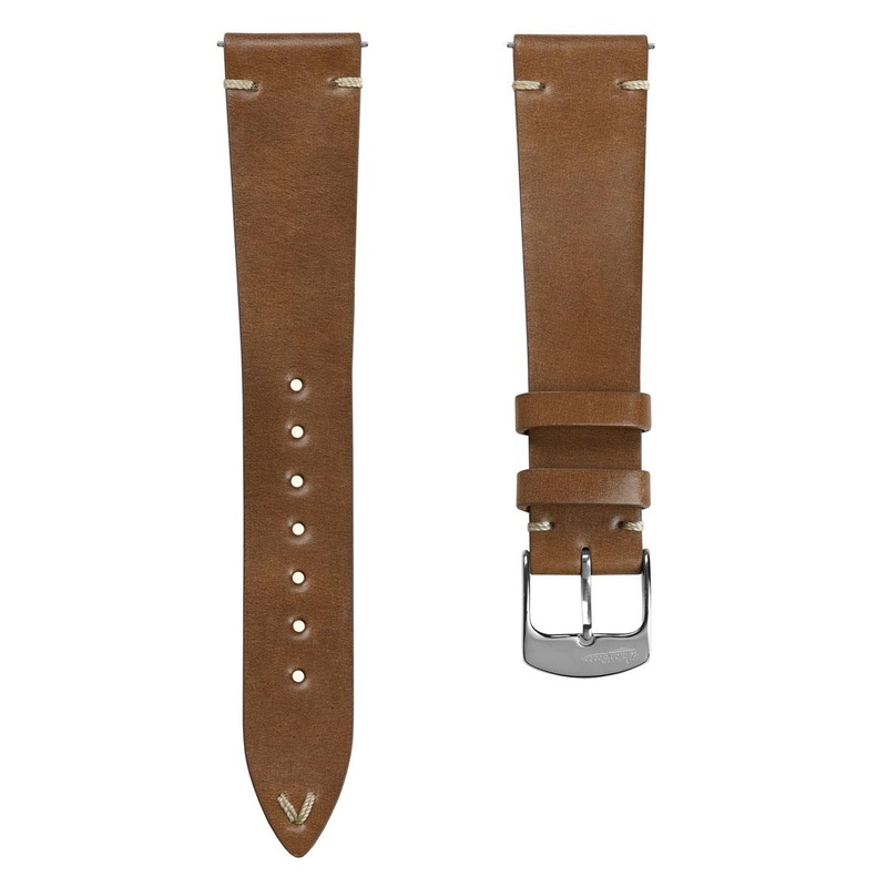 Cromford Horween Shell Cordovan Leather Watch Strap – Light Brown