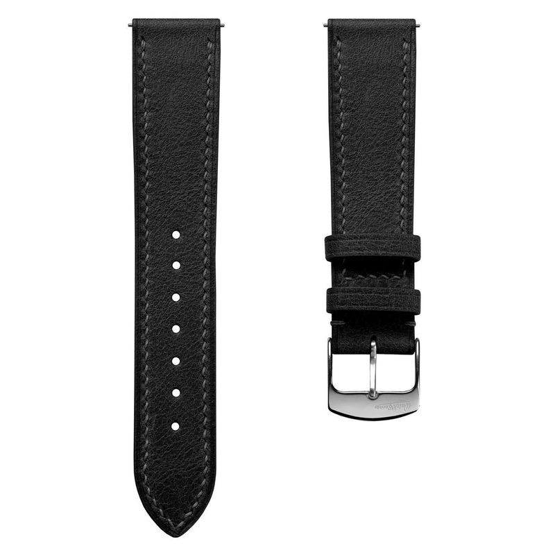 Ravello Tuscan Leather Watch Strap – Black
