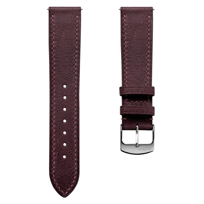 Ravello Tuscan Leather Watch Strap – Bordeaux
