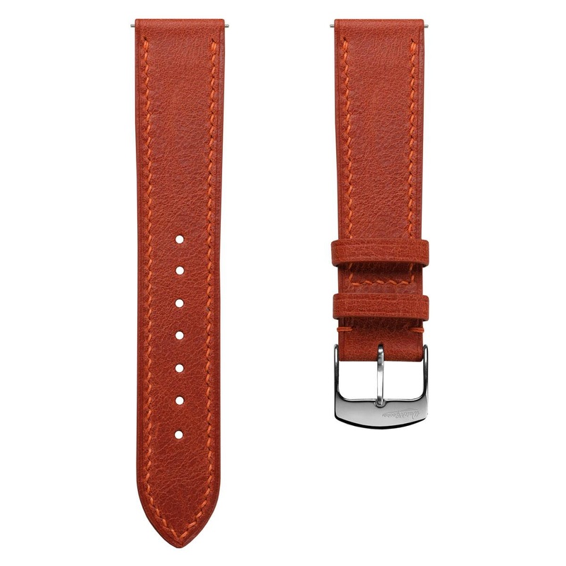 Ravello Tuscan Leather Watch Strap – Rust