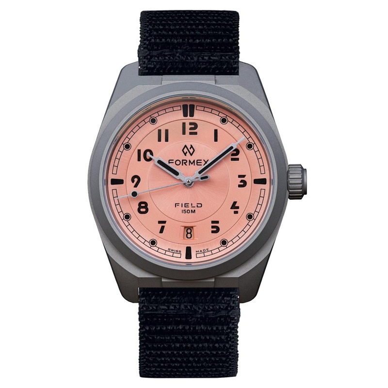2025 FORMEX Field 40 mm “Coho Salmon” on black nylon / velcro strap