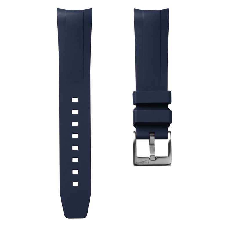 WatchGecko Premium Rubber Watch Strap to fit Tudor Black Bay 58 –  Blue