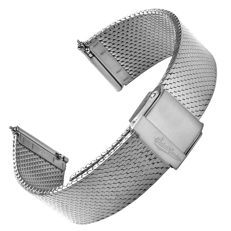 Calibre 1960 Mesh Watch Strap – Brushed