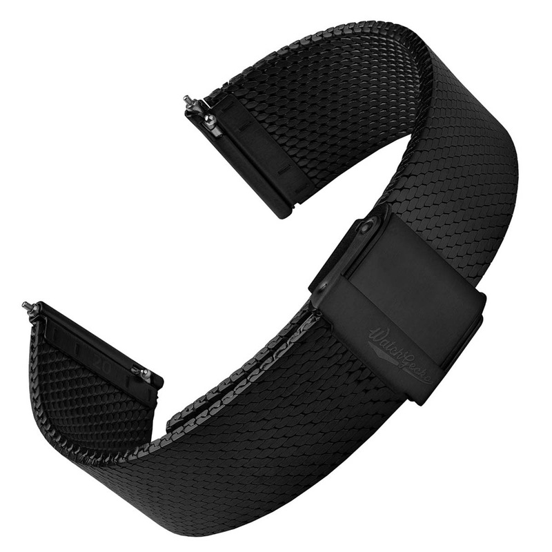 Calibre 1960 Mesh Watch Strap – PVD Black