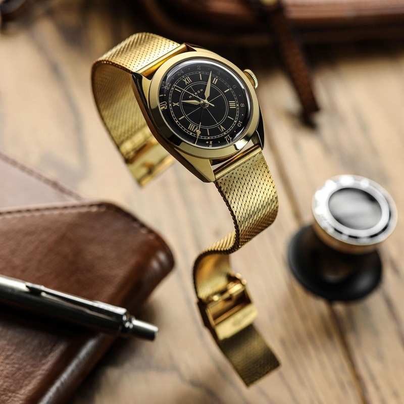 Calibre 1960 Mesh Watch Strap – PVD Gold