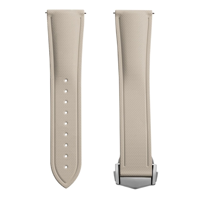 Endurance Rubber Deployant Watch Strap – Sandstone Beige