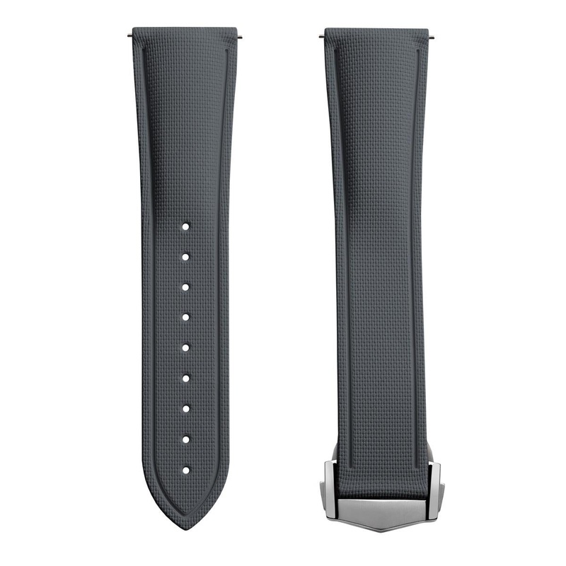 Endurance Rubber Deployant Watch Strap – Storm Grey