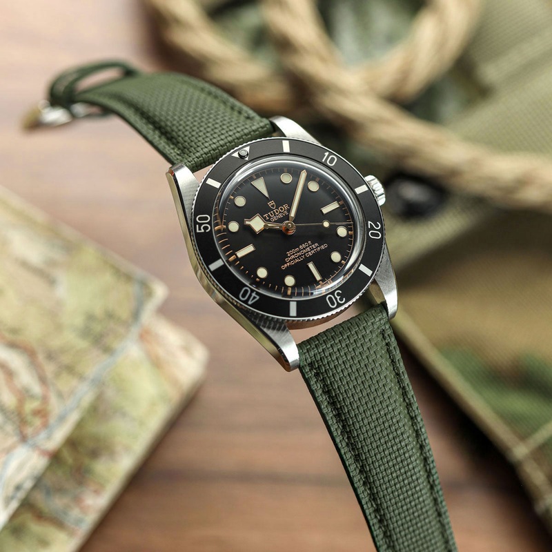 Waypoint Rubber Watch Strap – Forest Green