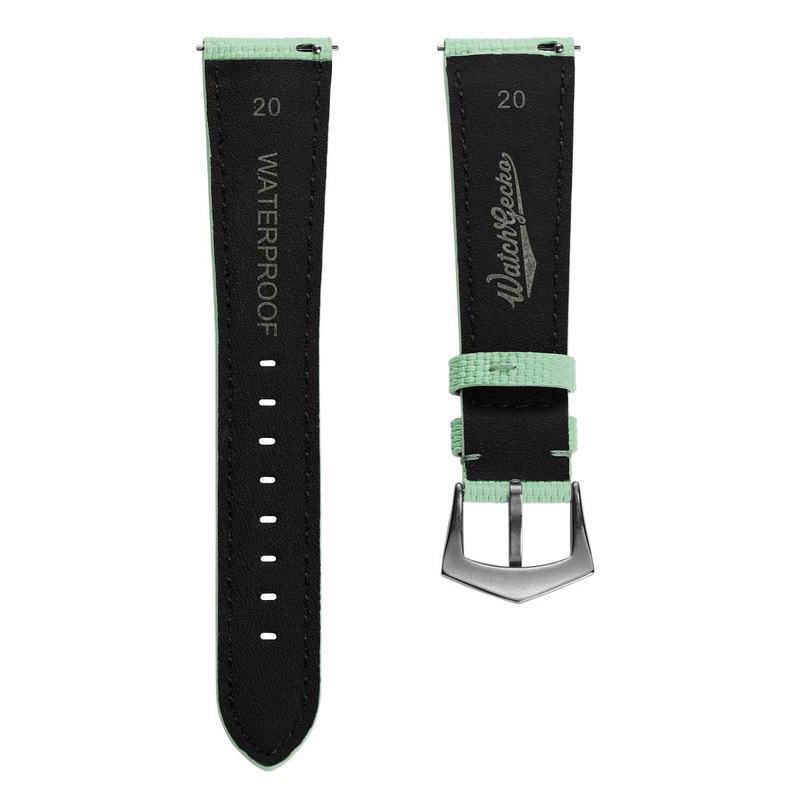 Waypoint Rubber Watch Strap – Seafoam Green