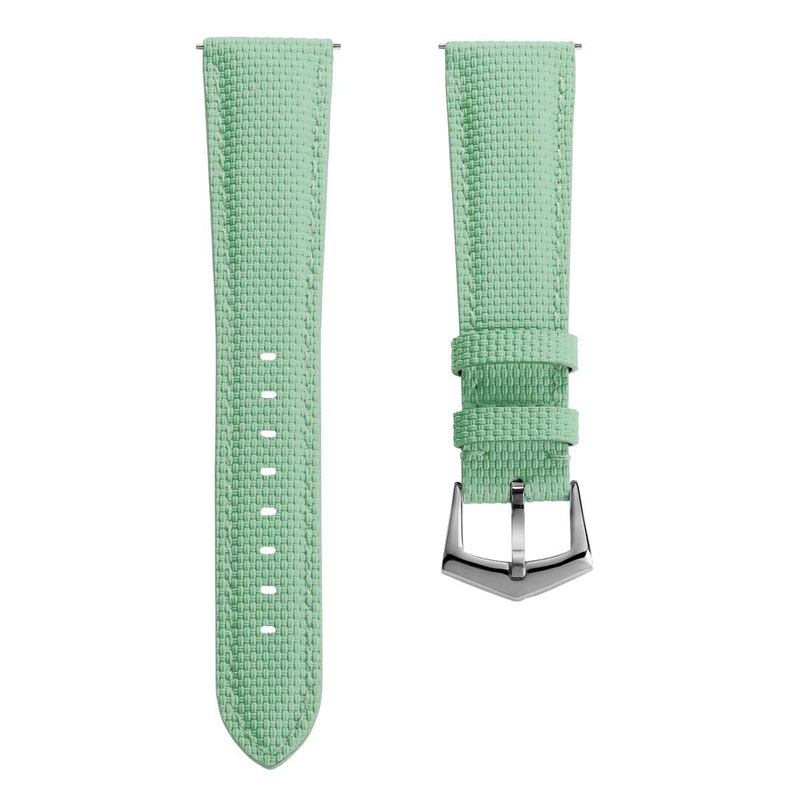 Waypoint Rubber Watch Strap – Seafoam Green
