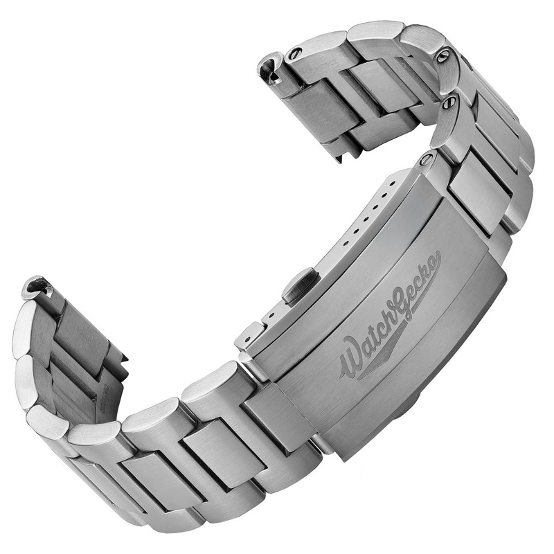 Langstone Solid Stainless Steel Diver’s Watch Bracelet – Fully Brushed