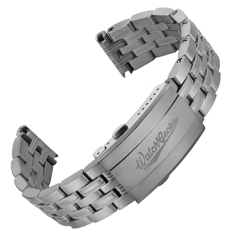 Seabrook Solid Stainless Steel Metal Bracelet Watch Strap