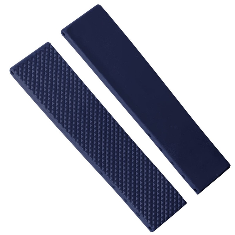 WatchGecko 300 (MKII) Italian Rubber Watch Strap – Blue