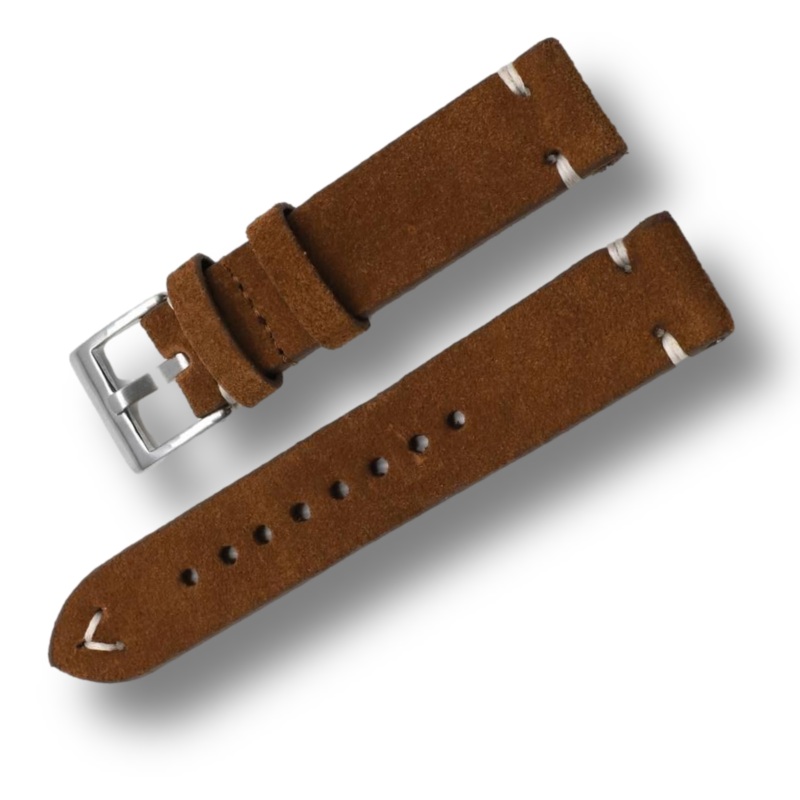 Classic Suede Leather Quick Release Watchstrap