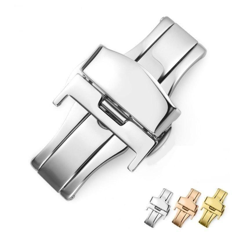 Butterfly Deployment Buckle with Double Push Button