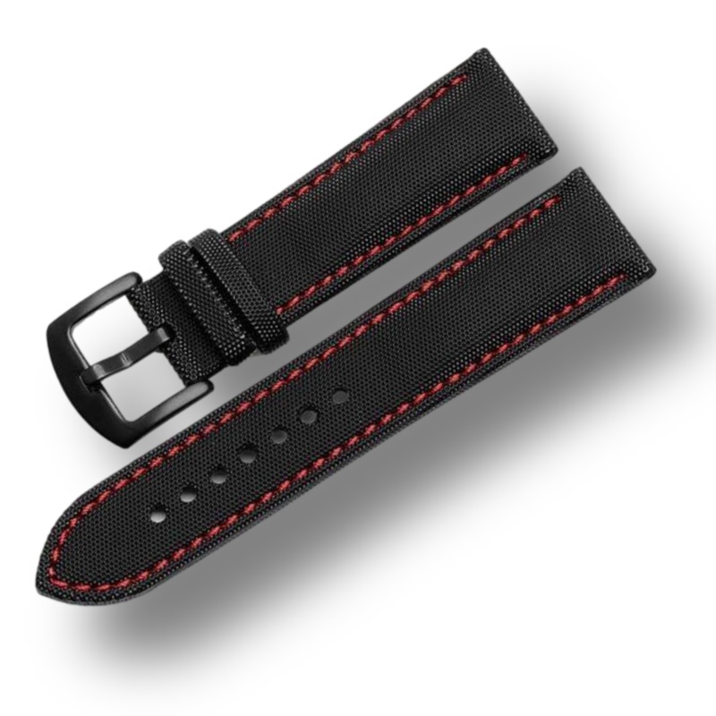Canvas Genuine Leather Watchband