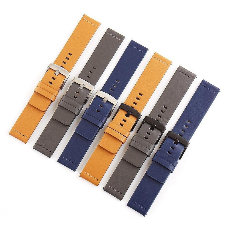 Colorful Leather Watchband