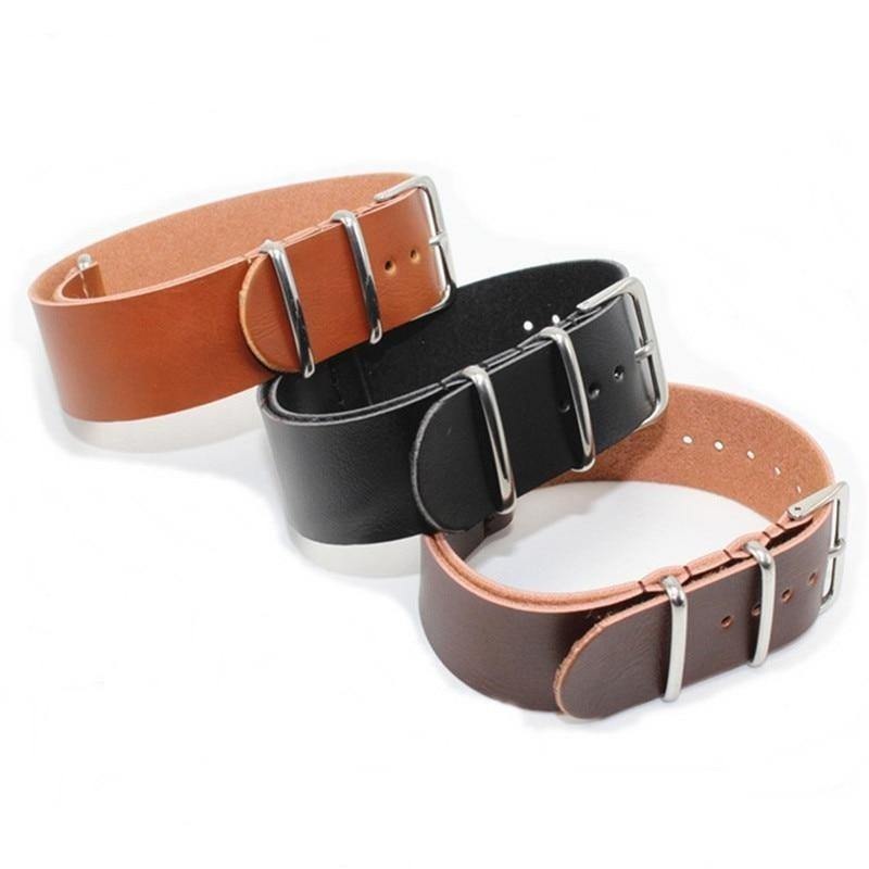 Leather Imitate Zulu Watchband Strap