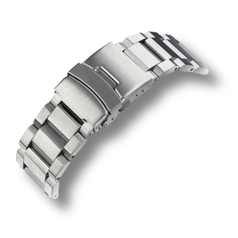 Three Pointer Folding Buckle Steel Bracelet