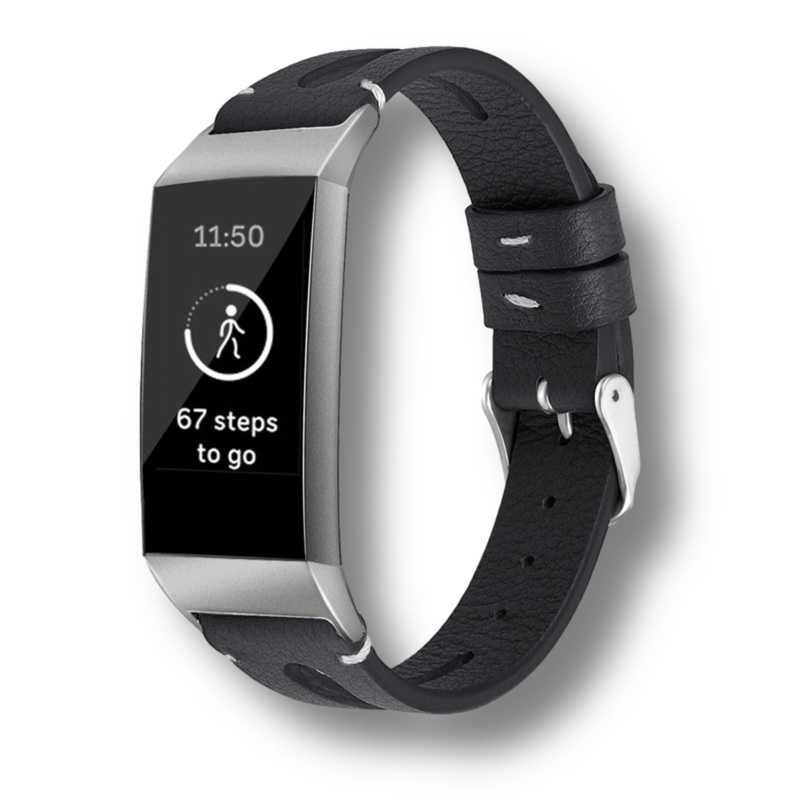 Fashion Leather Strap for Fitbit Charge 3 / 4