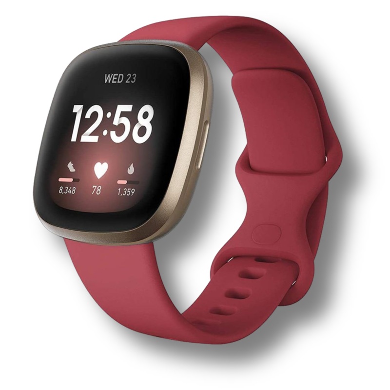 Classic Soft Silicone Band for Fitbit Versa 3