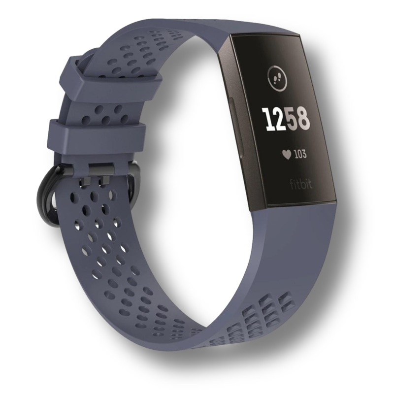 Dotted Rubber Wristband for Fitbit Charge 3
