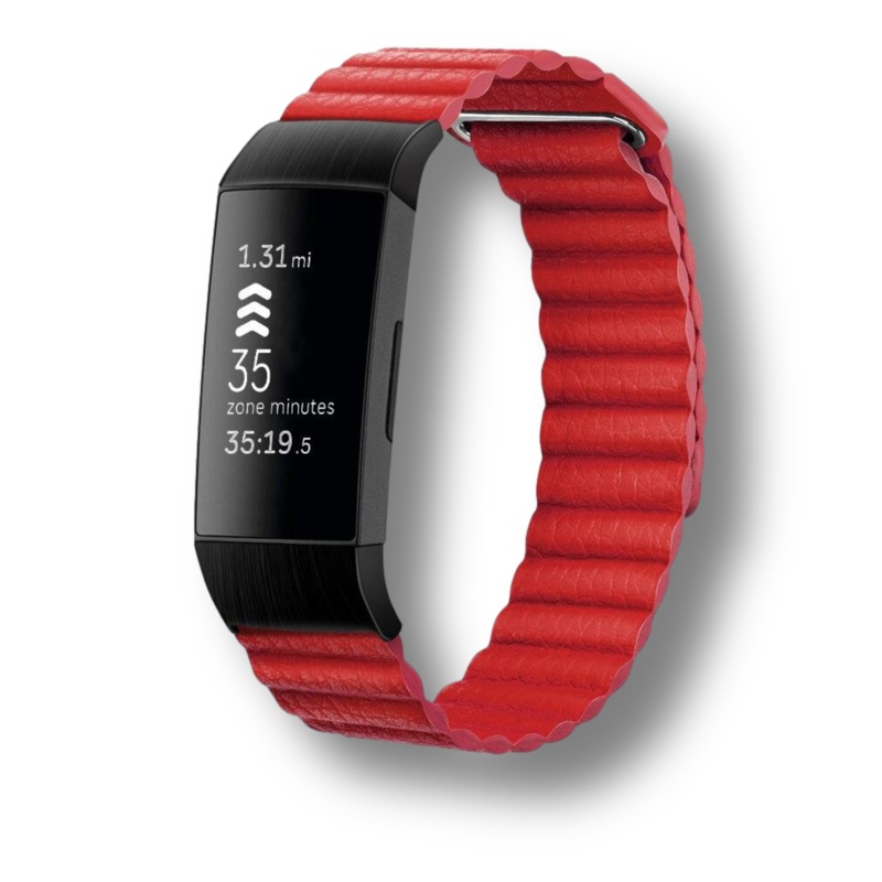 Leather Loop Strap for Fitbit Charge 3 / 4